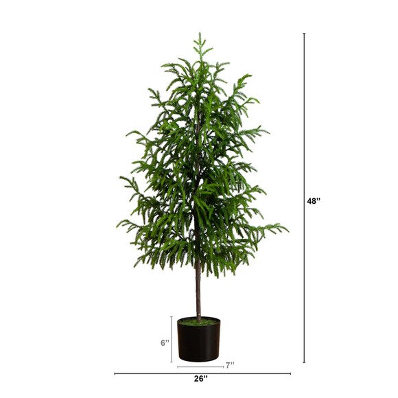 4 Artificial Norfolk Pine Tree - SKU #T4708 - 1