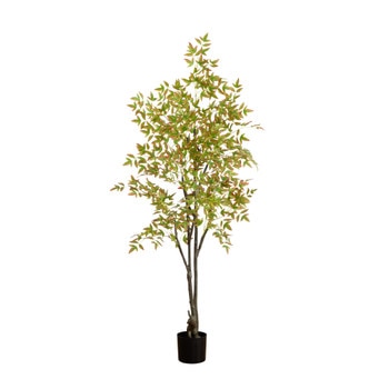 6ft. Autumn Nandina Artificial Fall Tree - SKU #T4732