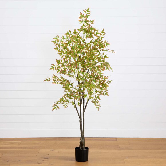 6ft. Autumn Nandina Artificial Fall Tree - SKU #T4732 - 7