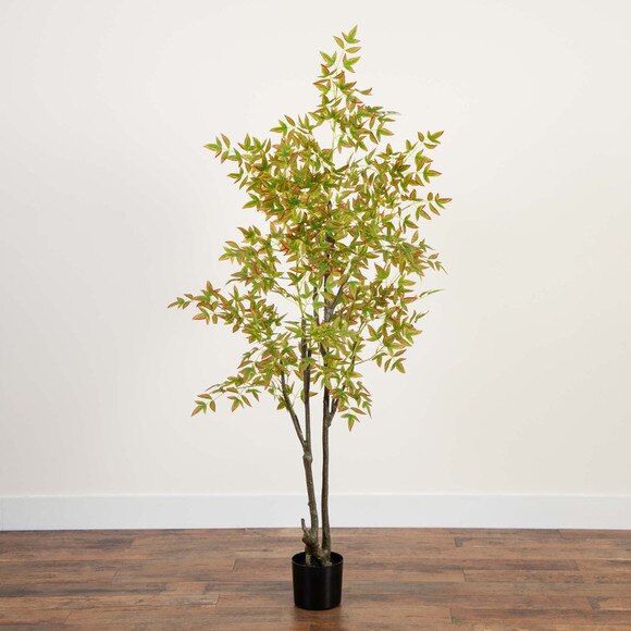 6ft. Autumn Nandina Artificial Fall Tree - SKU #T4732 - 8