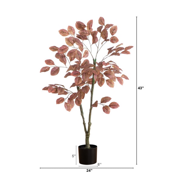 3.5 Autumn Dogwood Artificial Fall Tree - SKU #T4733 - 1