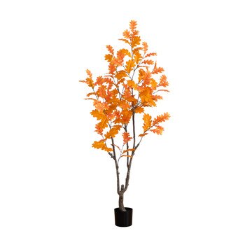 6 Artificial Autumn Oak Tree - SKU #T4735