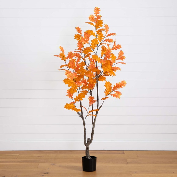 6 Artificial Autumn Oak Tree - SKU #T4735 - 7