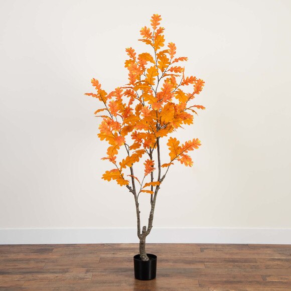 6 Artificial Autumn Oak Tree - SKU #T4735 - 8