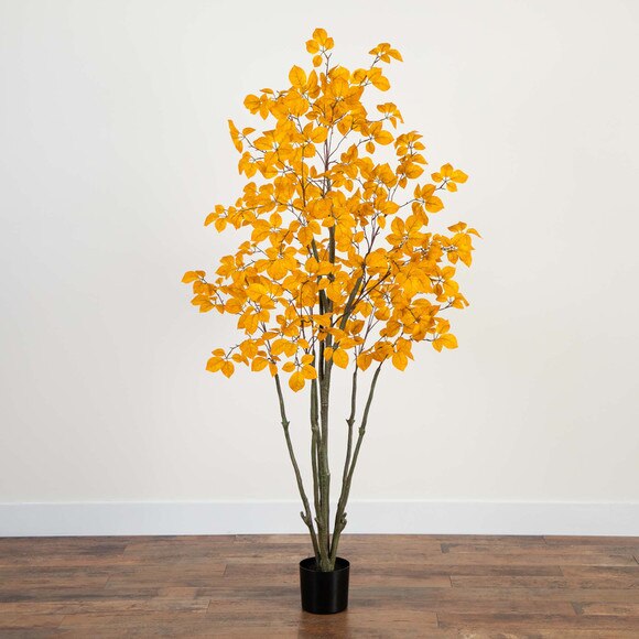 6 Autumn Oyama Magnolia Artificial Fall Tree - SKU #T4736 - 8