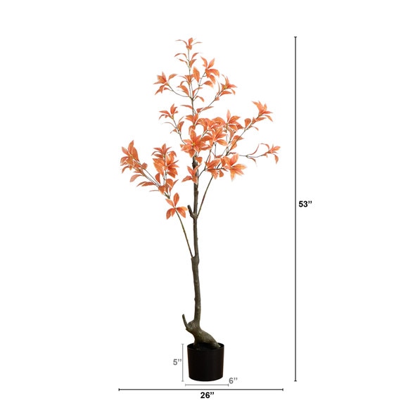 4.5 Autumn Pieris Artificial Fall Tree - SKU #T4737 - 1