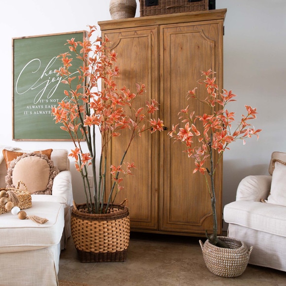 4.5 Autumn Pieris Artificial Fall Tree - SKU #T4737 - 6