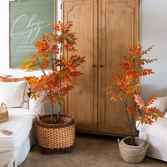 4ft. Autumn Sumac Artificial Fall Tree - SKU #T4739 - 7