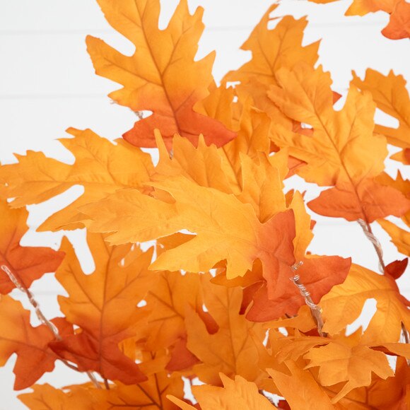 6 Pre-Lit Autumn Maple Artificial Fall Tree with 300 Warm White LED Lights - SKU #T4761 - 2