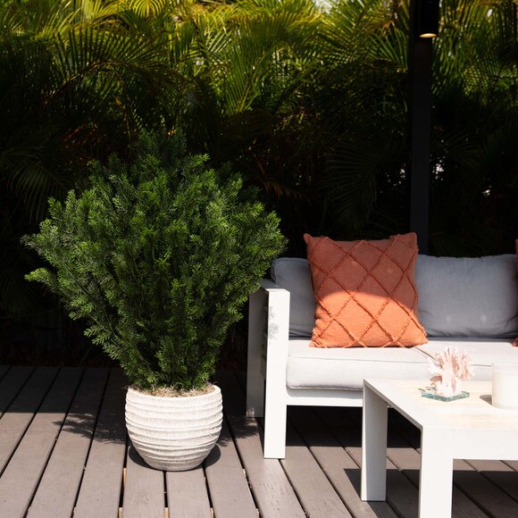 4 Artificial Cedar Bush UV Resistant Indoor/Outdoor - SKU #T4763 - 3