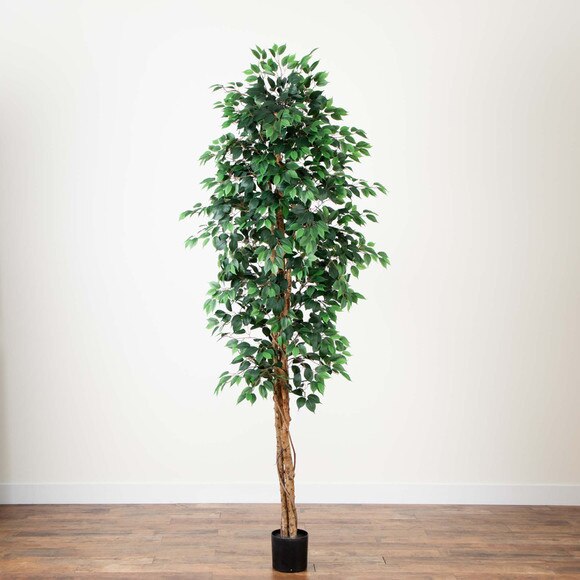 9 Artificial Ficus Tree with Natural Trunk - SKU #T4765 - 7