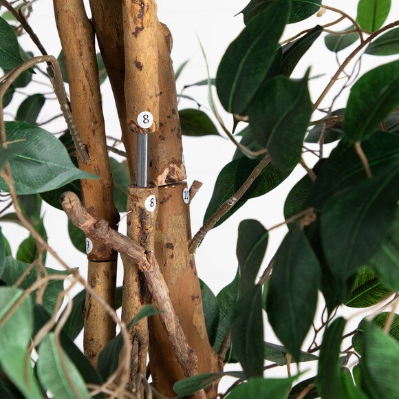 10 Artificial Ficus Tree with Natural Trunk - SKU #T4766 - 8