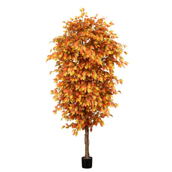 9 Autumn Ficus Artificial Fall Tree - SKU #T4768