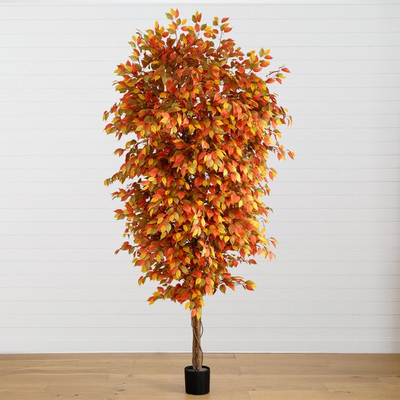 9 Autumn Ficus Artificial Fall Tree - SKU #T4768 - 7