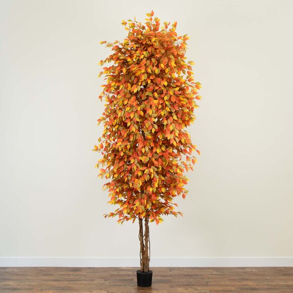 10 Autumn Ficus Artificial Fall Tree - SKU #T4769 - 6