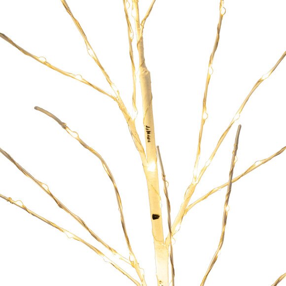 36 Pre-Lit Artificial White Birch Branches with 150 Warm White LED Lights - Set of 2 - SKU #T4779-S2 - 4
