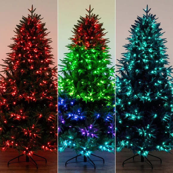 7 Pre-Lit Artificial Edmonton Fir Light Show Memory Shape Christmas Tree with Instant Connect Technology and 460 Color Changing LED Lights - SKU #T4786 - 14