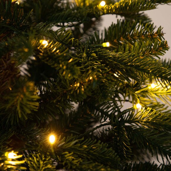 6 Pre-Lit Artificial Idaho Mixed Fir Christmas Tree with 130 Warm White LED Lights - SKU #T4791 - 3