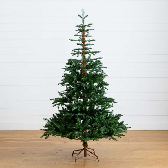 6 Pre-Lit Artificial Idaho Mixed Fir Christmas Tree with 130 Warm White LED Lights - SKU #T4791 - 7