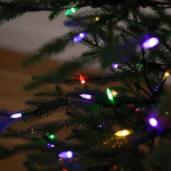 6 Pre-Lit Artificial Natural Fresh Cut Fir Christmas Tree with Instant Connect Technology and 230 Color Changing LED Dewdrop Lights - SKU #T4801 - 4