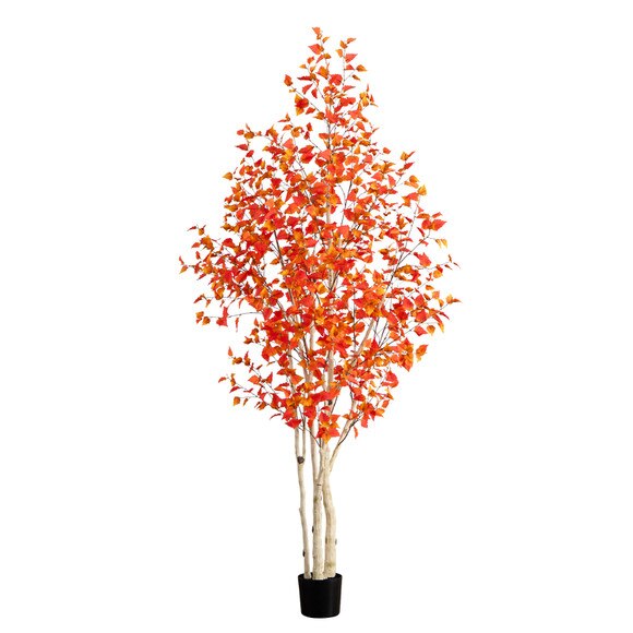 9 Autumn Birch Artificial Fall Tree - SKU #T4806