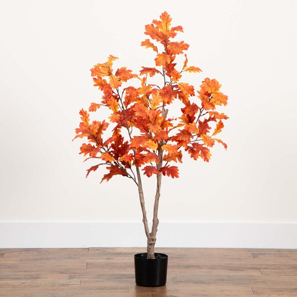 4 Autumn Oak Artificial Fall Tree - SKU #T4807 - 5