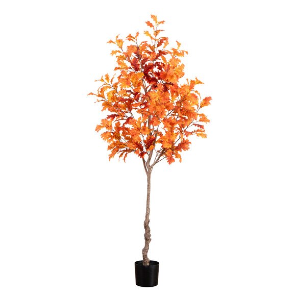 7 Autumn Oak Artificial Fall Tree - SKU #T4808