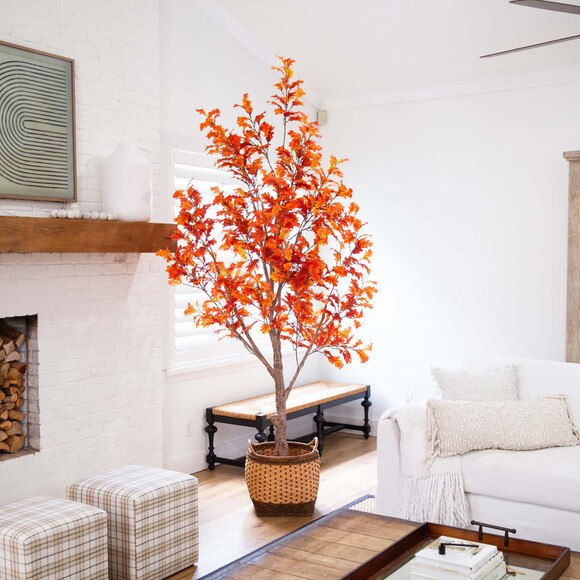 9 Autumn Oak Artificial Fall Tree - SKU #T4810 - 5