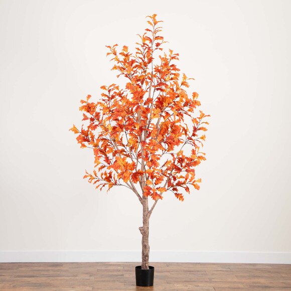 9 Autumn Oak Artificial Fall Tree - SKU #T4810 - 8