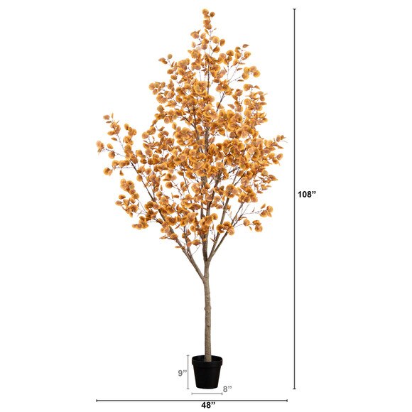 9 Autumn Eucalyptus Artificial Fall Tree - SKU #T4814 - 1