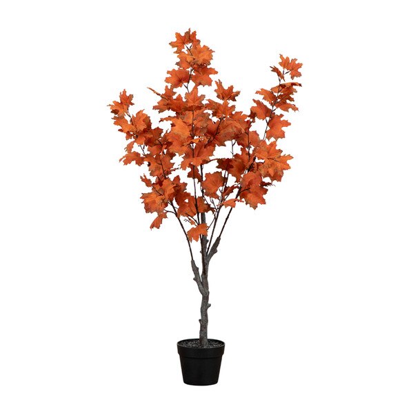 4 Autumn Smoky Maple Artificial Fall Tree - SKU #T4820