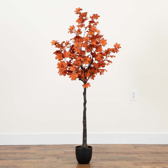 5 Autumn Rustic Maple Artificial Fall Tree - SKU #T4821 - 5