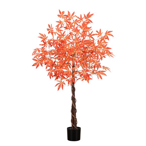 4 Autumn Vibrant Maple Artificial Fall Tree - SKU #T4831