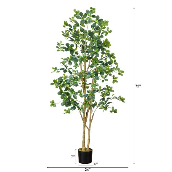 6 Artificial Black Olive Tree - SKU #T4835 - 1