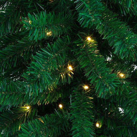 8 Pre-Lit Artificial Holiday Green Chirstmas Pine Archway with 650 Multifunction Warm White LED Lights - SKU #T4841 - 2