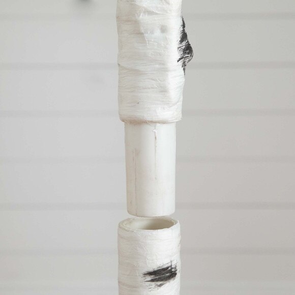 7 Pre-Lit Artificial White Birch Tree with 400 Warm White LED Lights - SKU #T4911 - 4