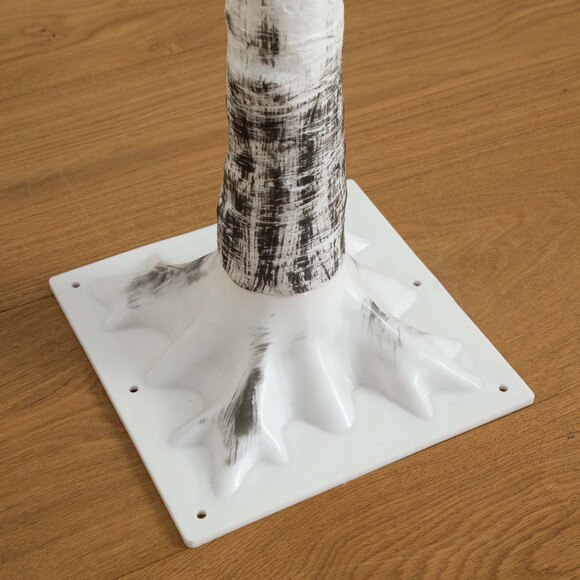 7 Pre-Lit Artificial White Birch Tree with 400 Warm White LED Lights - SKU #T4911 - 5