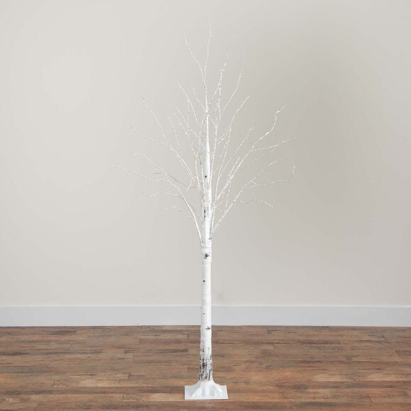 6 Pre-Lit Artificial White Birch Tree with 400 Color Changing LED Lights - SKU #T4921 - 13