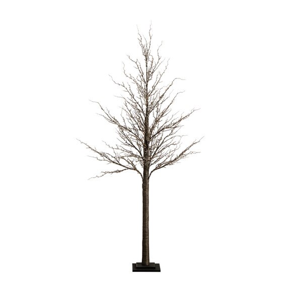 6 Pre-Lit Artificial Trig Tree with 480 Warm White LED Lights - SKU #T4929