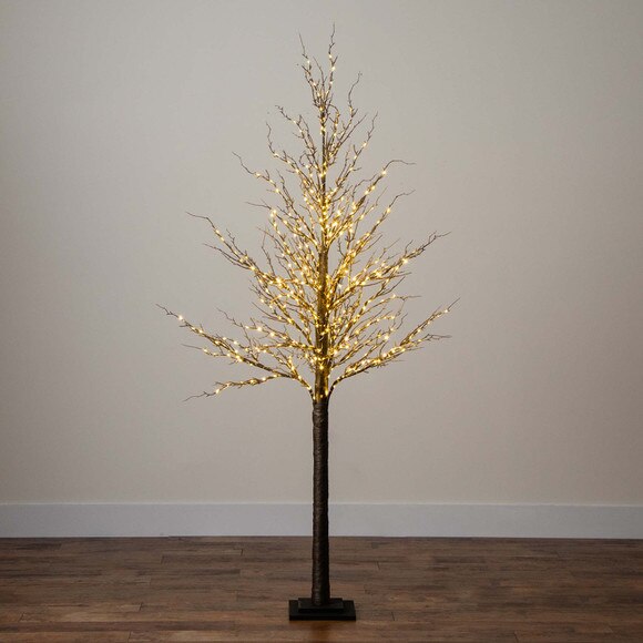 6 Pre-Lit Artificial Trig Tree with 480 Warm White LED Lights - SKU #T4929 - 11