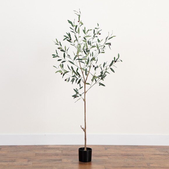 5 Artificial Slim Minimalist Olive Tree - SKU #T4967 - 7