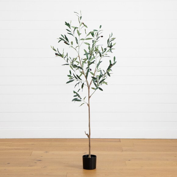 5 Artificial Slim Minimalist Olive Tree - SKU #T4967 - 8