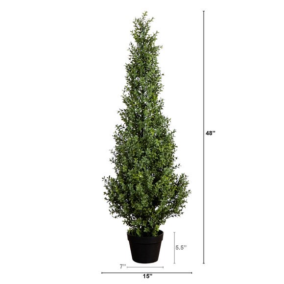 4 UV Resistant Artificial Boxwood Topiary Tree Indoor/Outdoor - SKU #T4969 - 1