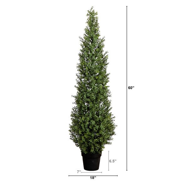 5 UV Resistant Artificial Boxwood Topiary Tree Indoor/Outdoor - SKU #T4970 - 1