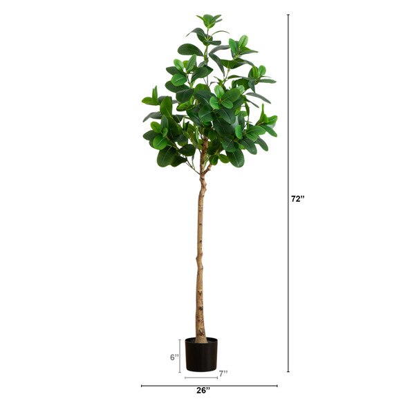 6 Artificial Audrey Ficus Tree - SKU #T4987 - 1