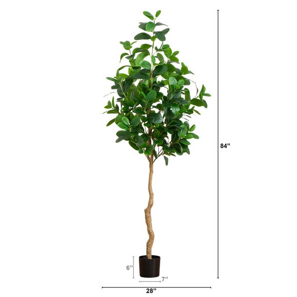 7 Artificial Audrey Ficus Tree - SKU #T4988 - 1