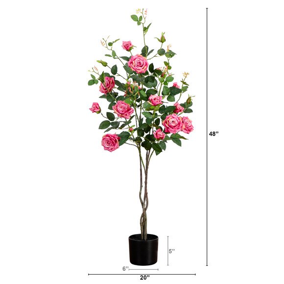 4 Artificial Rose Tree - SKU #T4991 - 1