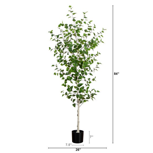 7 Artificial Birch Tree - SKU #T4992 - 1