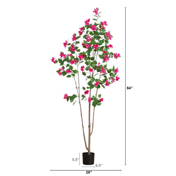 7 Artificial Minimalist Bougainvillea Tree - SKU #T5003 - 1