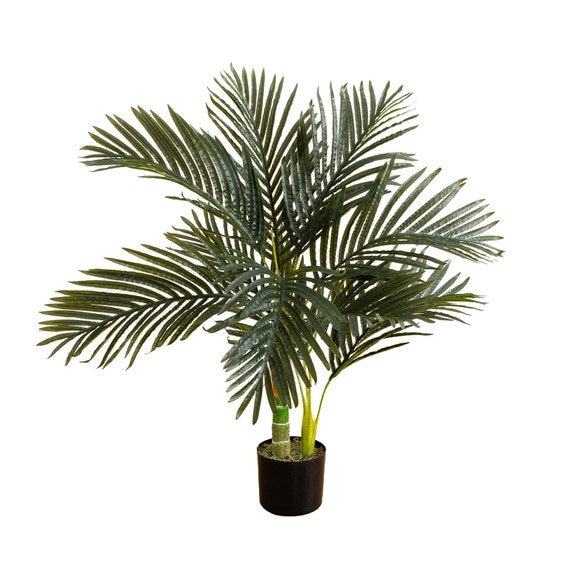 3 Artificial Golden Cane Palm Tree - SKU #T5005